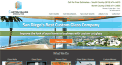 Desktop Screenshot of customglassspecialties.com